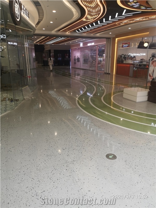 Cement Terrazzo Tiles Slab Indoor Outdoor Cladding