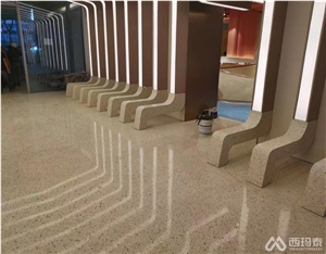 Cement Terrazzo Tiles Slab Indoor Outdoor Cladding