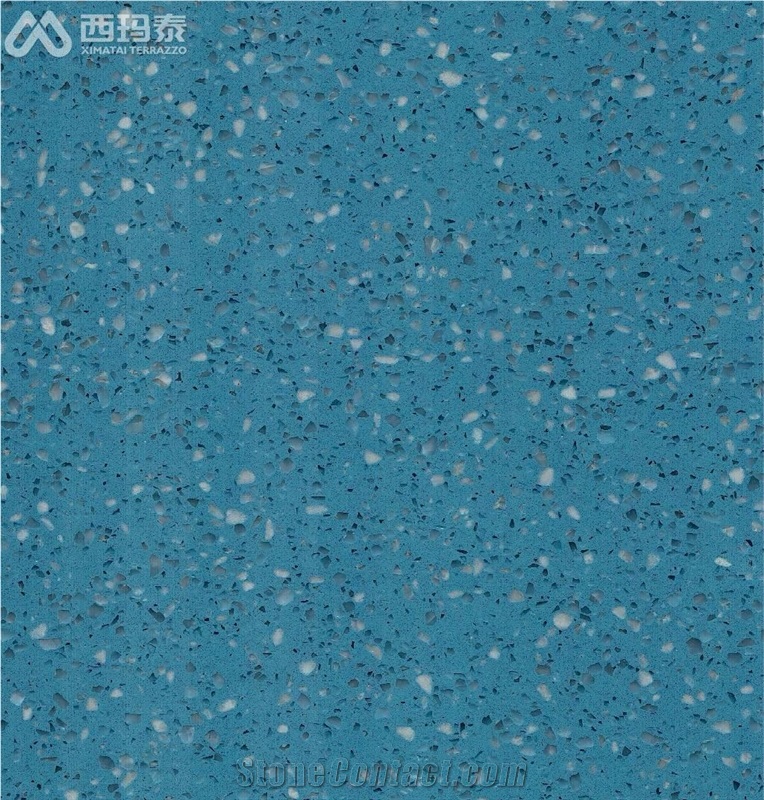 Colorful Cement Terrazzo Personalized Tile Slab Indoor