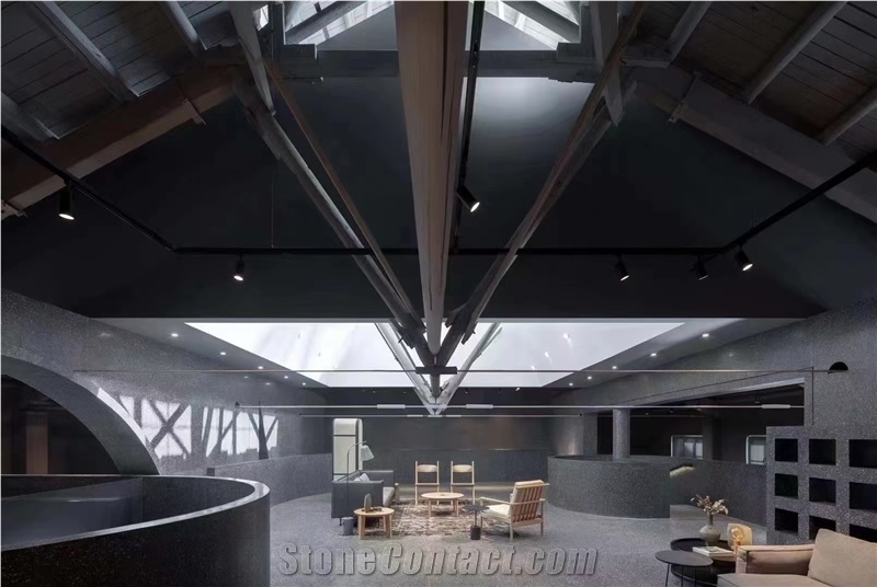 Indoor Cement Flooring Aggregate Terrazzo Tile Slab