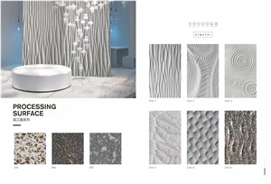 Indoor Flooring Cement Terrazzo Tile White Grey Slab