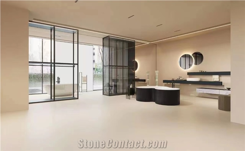 Light Grey Crema Marfil Protugal Beige Cement Terrazzo