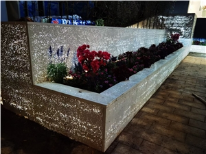Luxurious Translucent Cement Terrazzo Tile Slab Stone