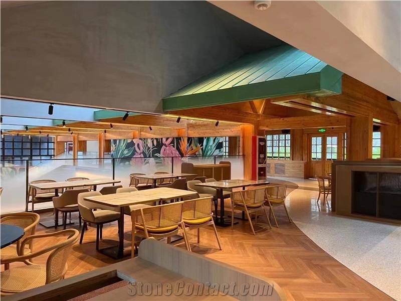 Nanjing Project Cement Terrazzo Nature Stone Look Tile