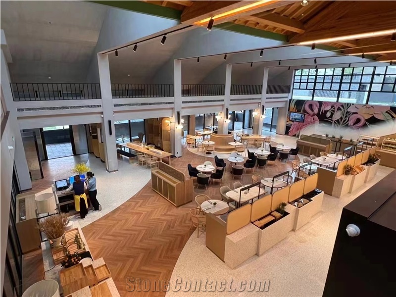 Nanjing Project Cement Terrazzo Nature Stone Look Tile