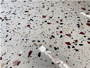 Nature Aggregate Previous Personalized Cement Terrazzo Stairs, Steps