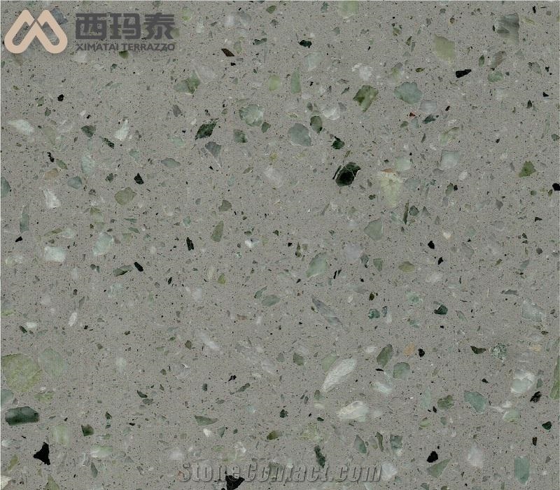 Precast Concrete Bespoke Cement Terrazzo Tile Slab