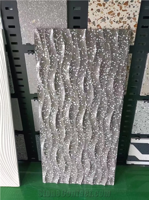 Stone Sculpture Cement Terrazzo Nature Aggregate Tile