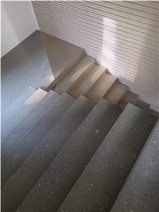 Terrazzo Aggregate Stair Steps And Risers