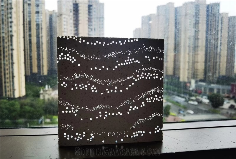 Transparent Cement Tile New Slab Terrazzo Man Made