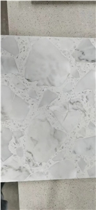 White Grey Cement Terrazzo Personalized Aggregate Tile