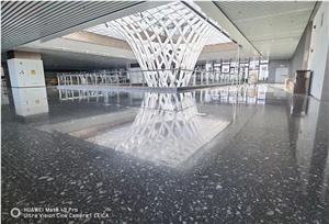 Xiongan New District Flooring Cement Terrazzo Tile