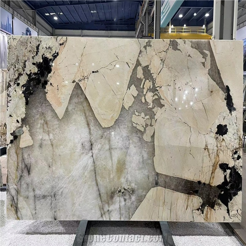Pandora White Granite Slab For Wall And Floor Tiles