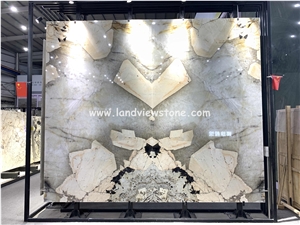 Pandora White Granite Slab For Wall And Floor Tiles