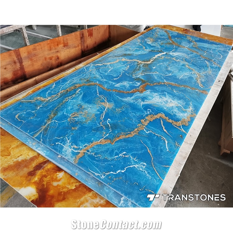 Artificial Onyx Price Backlit Resin Panels Slab