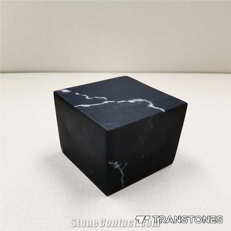 Matt Black Onyx Slab Marble Faux Stone LCP Trilogy Plot