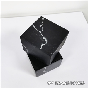 Matt Black Onyx Slab Marble Faux Stone LCP Trilogy Plot