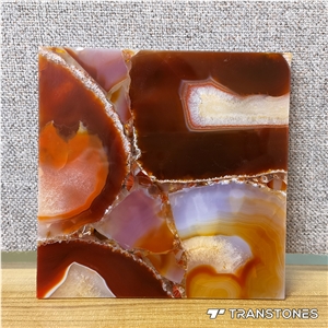 Onyx Slabs Price Decorative Wall Panel Orange Agate Stone