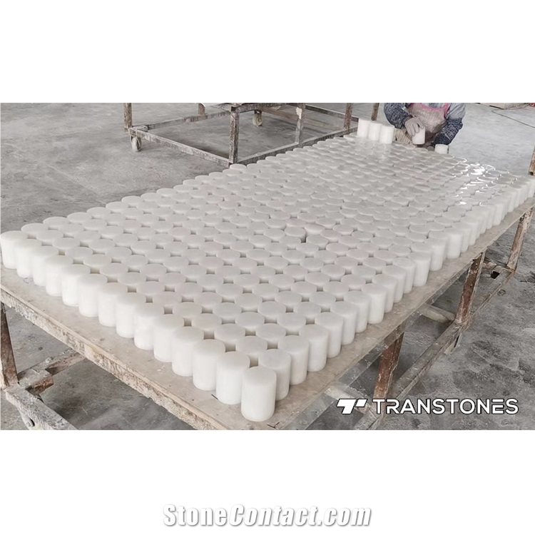 Polished Matt Artificial Stone Translucent Onyx Home Decoration Products