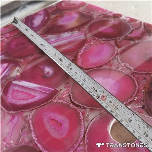 Wholesale Gemstone Slab Glossy Agate Tiles, Semiprecious Stone Slabs