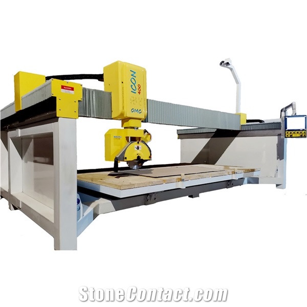 ICON400 CNC Bridge Saw Stone 5 Axis Sink Countertop Cutting Machine