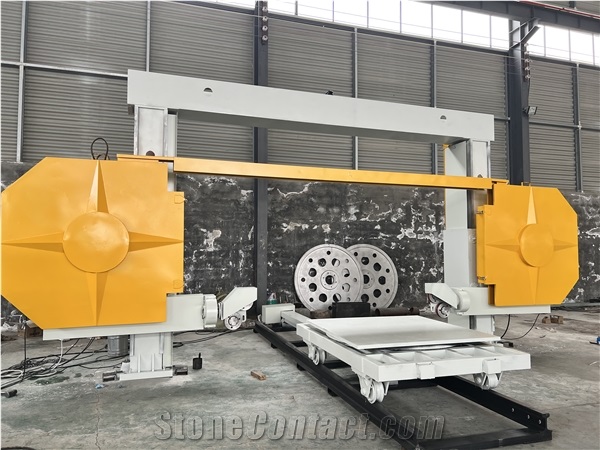 OMC-SJ1500 CNC 4 Axis Diamond Single Wire Saw Granite Cutting Machine- CNC Diamond Wire Shaping Machine