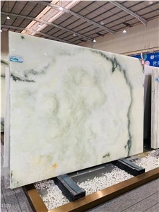 Abiazan White Onyx Slab In China Stone Market
