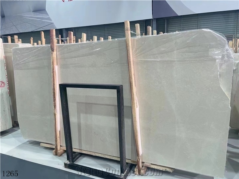 Bai Yu Lan Burdur Light Magnolia Beige Marble Slabs