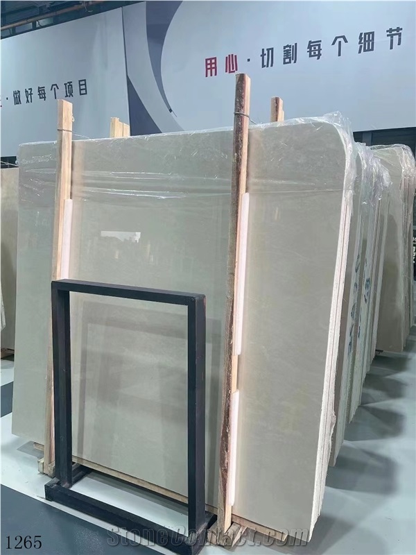 Bai Yu Lan Burdur Light Magnolia Beige Marble Slabs