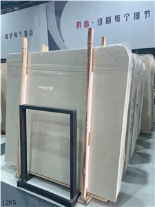 Bai Yu Lan Burdur Light Magnolia Beige Marble Slabs