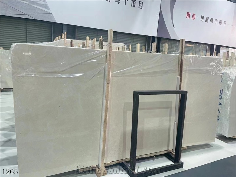 Bai Yu Lan Burdur Light Magnolia Beige Marble Slabs