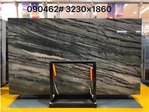 Black Lightning Quartzite Agate Slab In China Stone Market
