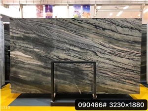 Black Lightning Quartzite Agate Slab In China Stone Market