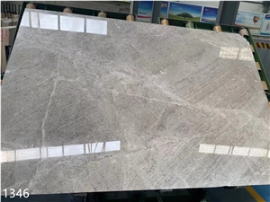 Castle Grey Marble Tundra Light Grey Marble Slab In China