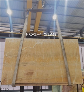 China Honey Onyx Golden Yellow Agate Onix Slab Tile