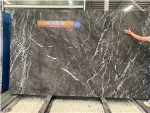 Grigio Carnico Marble Marmo Argentato Timau Grey Marble Slab