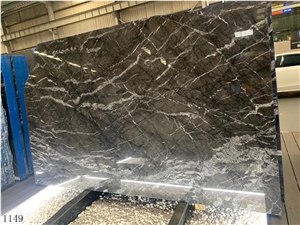 Grigio Carnico Marble Marmo Argentato Timau Grey Marble Slab