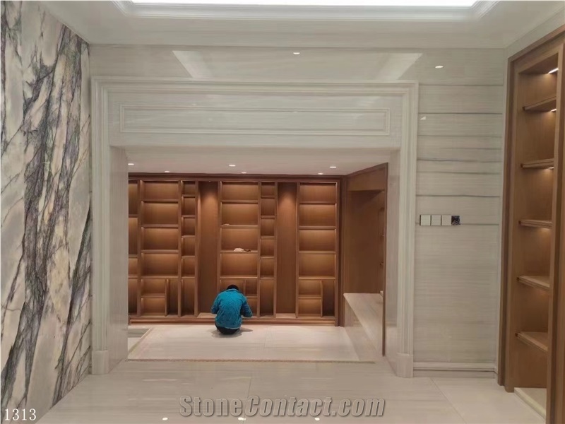 Longin Jade Marble Sichuan White Slab In China Mrket