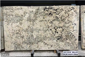 Snow Mountain Brazil White Granite Slabs Wall Tiles