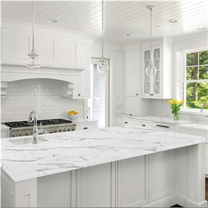 Calacatta Quartz Stone Precut Kitchen Countertop Calacatta Quartz Stone Precut Kitchen Countertop
