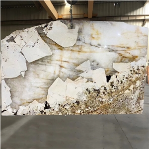 Bookmatch Luxury Polished Pandora Granite Tiles Slab Stone