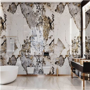 Bookmatch Luxury Polished Pandora Granite Tiles Slab Stone