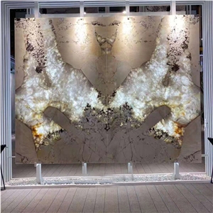 Bookmatch Luxury Polished Pandora Granite Tiles Slab Stone
