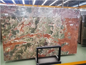 Decorative Ornamental Ancient Green Onyx Big Slab