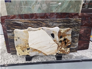 Decorative Ornamental Ancient Green Onyx Big Slab