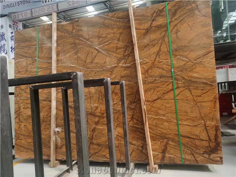 Factory Wholesale Fancy Brown Marble Big Slab