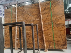 Factory Wholesale Fancy Brown Marble Big Slab