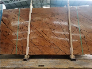 Factory Wholesale Fancy Brown Marble Big Slab