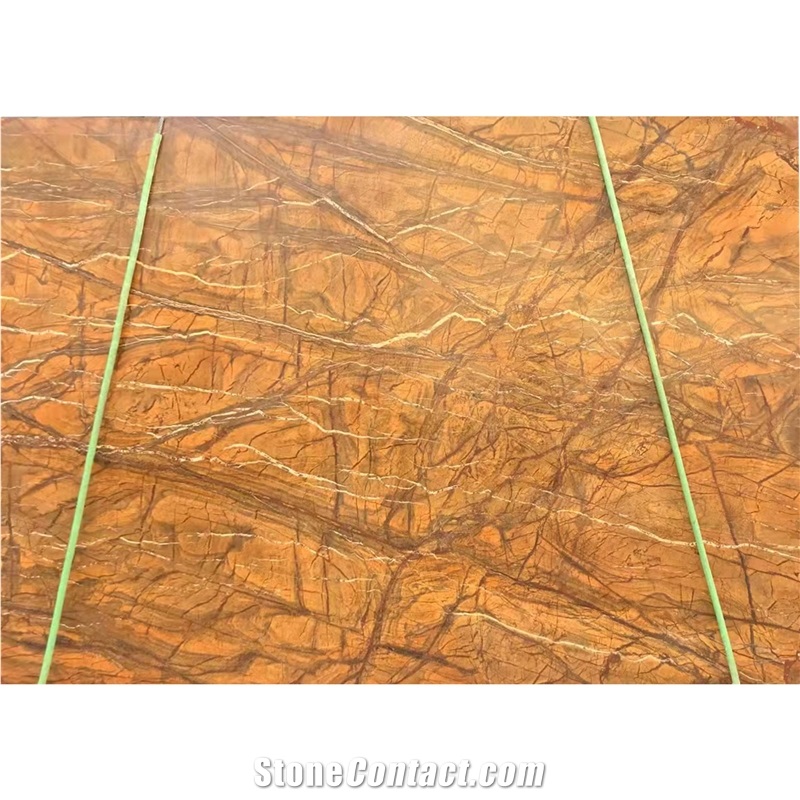 Factory Wholesale Fancy Brown Marble Big Slab