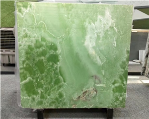 Green Onyx Transmit Wall Tiles Slab Natural Stone